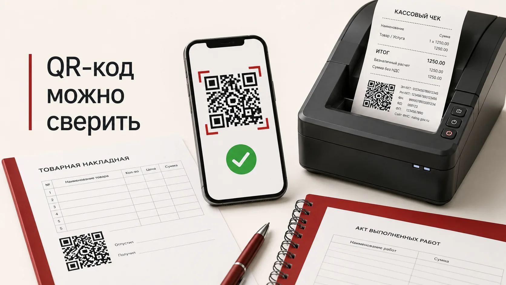 Документы для бизнеса для ООО и ИП с QR-кодом